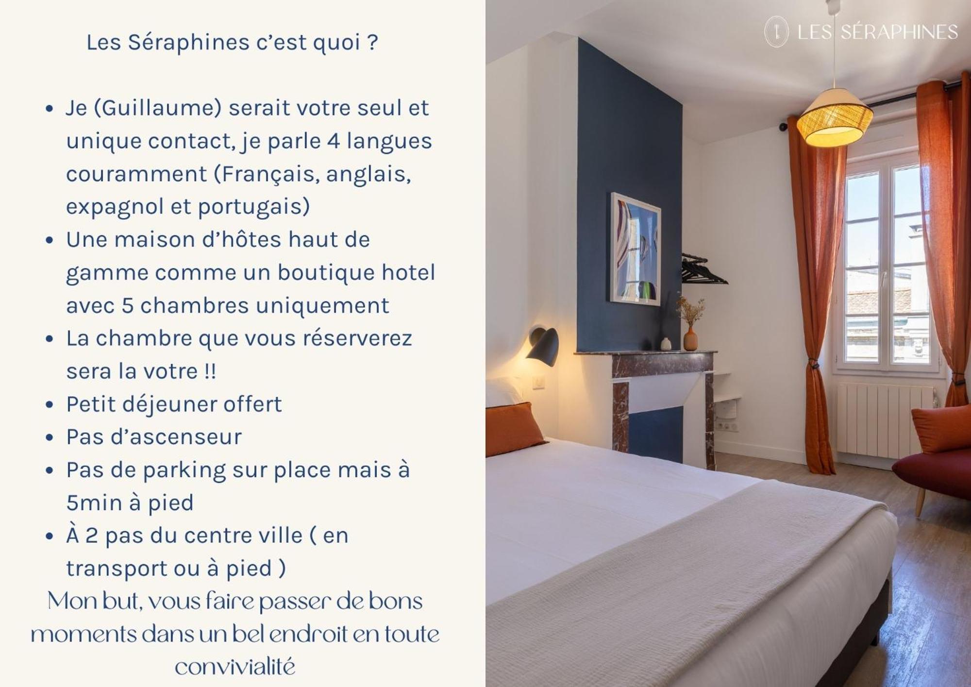Les Seraphines - Chambres D'Hotes - Guests House Бордо Экстерьер фото